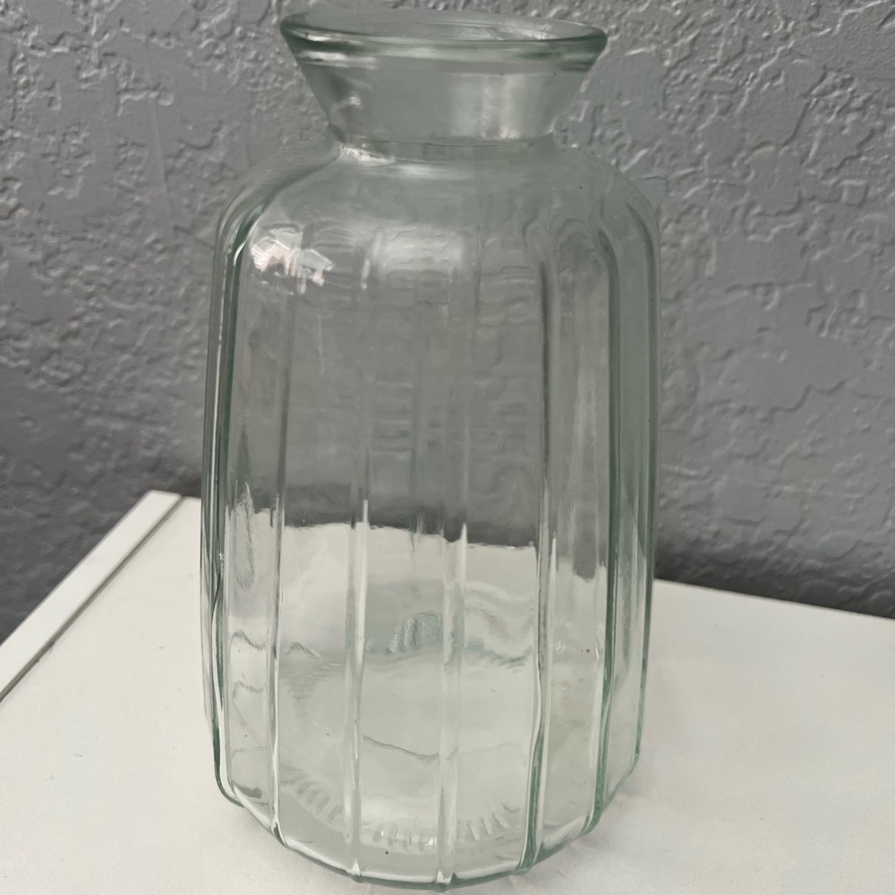 Clear Tall Vase